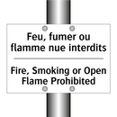 Feu, fumer ou flamme nue interdits /.../ - Fire, Smoking or Open Flame Prohibited /.../