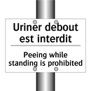 Uriner debout est interdit - Peeing while standing is prohibited /.../