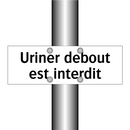 Uriner debout est interdit