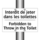 Interdit de jeter dans les toilettes /.../ - Forbidden to Throw in the Toilet /.../