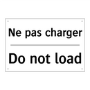 Ne pas charger - Do not load