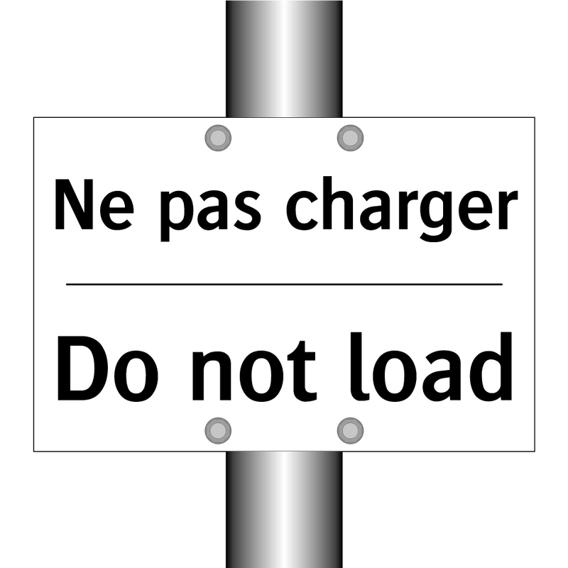 Ne pas charger - Do not load