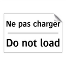 Ne pas charger - Do not load