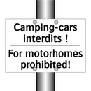 Camping-cars interdits ! - For motorhomes prohibited!