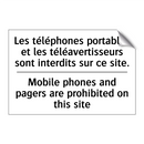 Les téléphones portables et les  /.../ - Mobile phones and pagers are prohibited  /.../