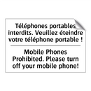Téléphones portables interdits.  /.../ - Mobile Phones Prohibited. Please  /.../