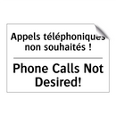 Appels téléphoniques non souhaités  /.../ - Phone Calls Not Desired!