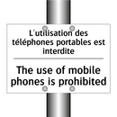 L'utilisation des téléphones portables  /.../ - The use of mobile phones is prohibited /.../