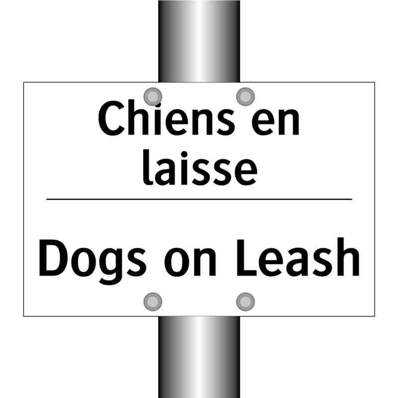 Chiens en laisse - Dogs on Leash
