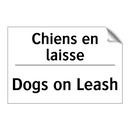 Chiens en laisse - Dogs on Leash