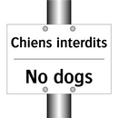 Chiens interdits - No dogs