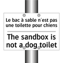 Le bac à sable n'est pas une toilette  /.../ - The sandbox is not a dog toilet /.../