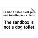 Le bac à sable n'est pas une toilette  /.../ - The sandbox is not a dog toilet /.../