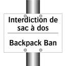 Interdiction de sac à dos - Backpack Ban