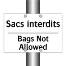Sacs interdits - Bags Not Allowed