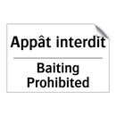 Appât interdit - Baiting Prohibited