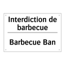 Interdiction de barbecue - Barbecue Ban