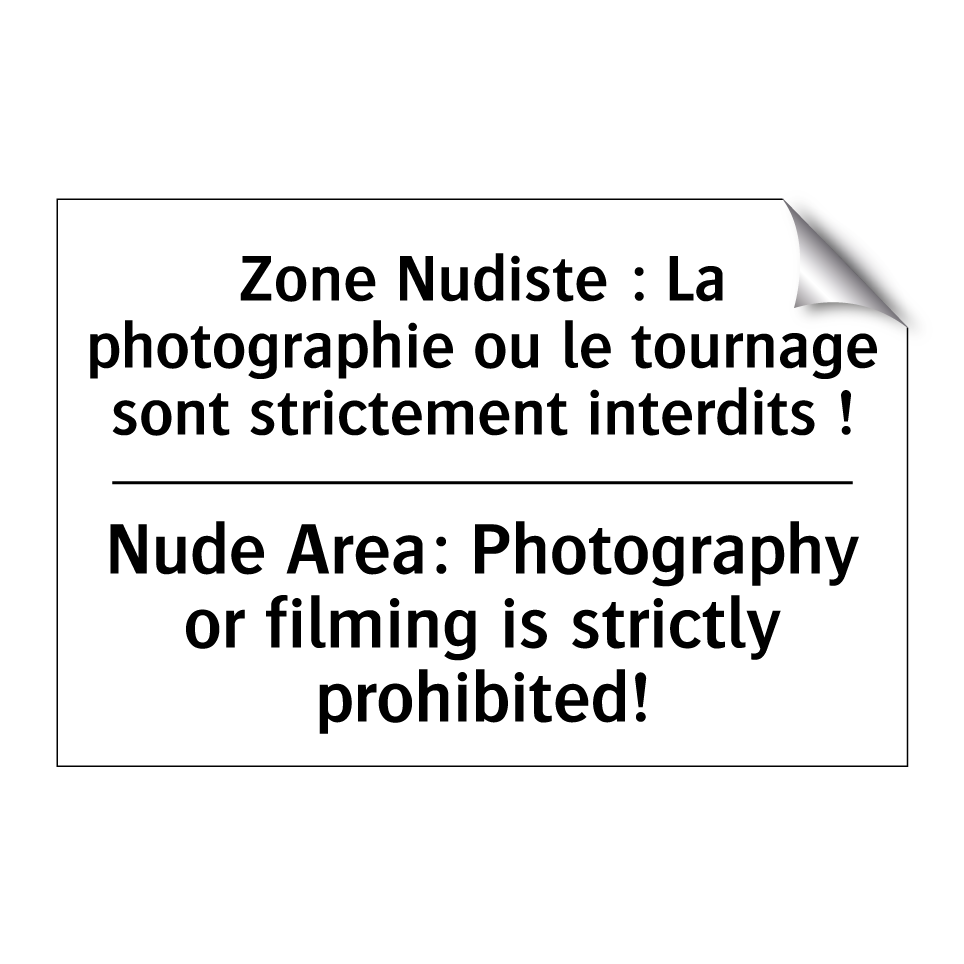 Zone Nudiste : La photographie  /.../ - Nude Area: Photography or filming  /.../