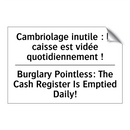 Cambriolage inutile : la caisse  /.../ - Burglary Pointless: The Cash Register  /.../