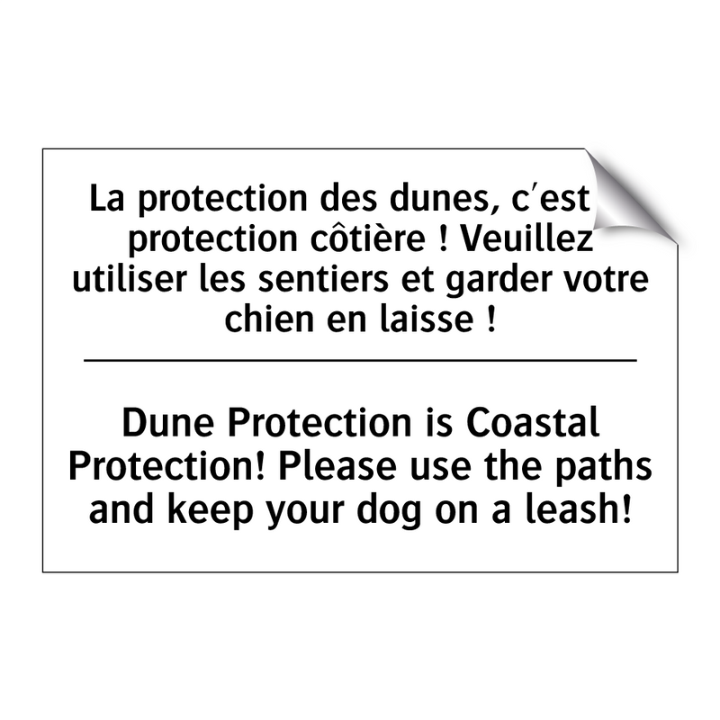 La protection des dunes, c'est  /.../ - Dune Protection is Coastal Protection!  /.../