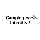 Camping-cars interdits !