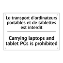 Le transport d'ordinateurs portables  /.../ - Carrying laptops and tablet PCs  /.../