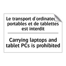 Le transport d'ordinateurs portables  /.../ - Carrying laptops and tablet PCs  /.../