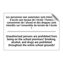 Les personnes non autorisées sont  /.../ - Unauthorized persons are prohibited  /.../