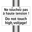 Ne touchez pas à haute tension  /.../ - Do not touch high voltage!