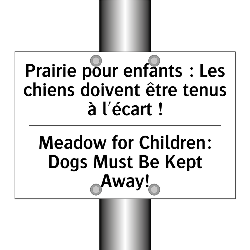 Prairie pour enfants : Les chiens  /.../ - Meadow for Children: Dogs Must  /.../