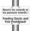 Nourrir les canards et les poissons  /.../ - Feeding Ducks and Fish Prohibited! /.../