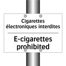 Cigarettes électroniques interdites /.../ - E-cigarettes prohibited