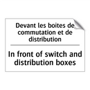 Devant les boîtes de commutation  /.../ - In front of switch and distribution  /.../