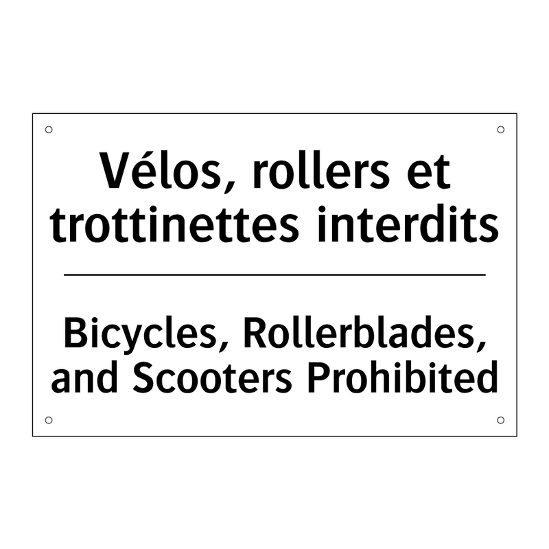 Vélos, rollers et trottinettes  /.../ - Bicycles, Rollerblades, and Scooters  /.../