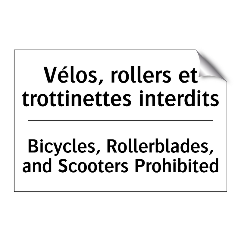 Vélos, rollers et trottinettes  /.../ - Bicycles, Rollerblades, and Scooters  /.../