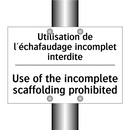Utilisation de l'échafaudage incomplet  /.../ - Use of the incomplete scaffolding  /.../