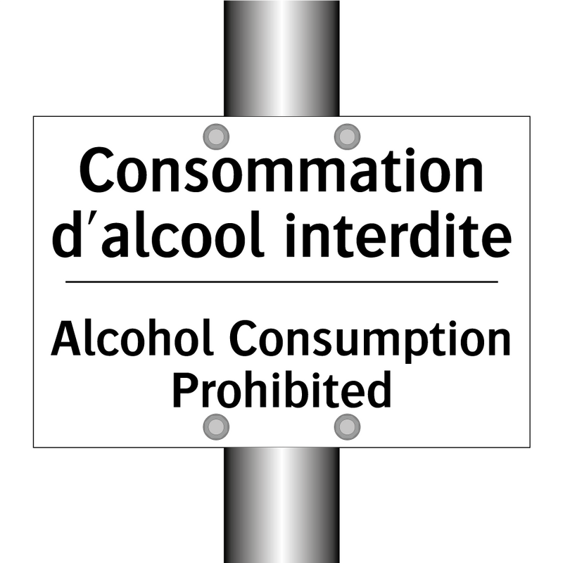 Consommation d'alcool interdite /.../ - Alcohol Consumption Prohibited