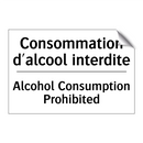 Consommation d'alcool interdite /.../ - Alcohol Consumption Prohibited