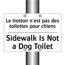 Le trottoir n'est pas des toilettes  /.../ - Sidewalk Is Not a Dog Toilet