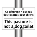 Ce pâturage n'est pas des toilettes  /.../ - This pasture is not a dog toilet /.../