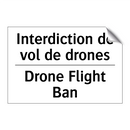 Interdiction de vol de drones - Drone Flight Ban