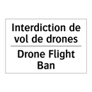 Interdiction de vol de drones - Drone Flight Ban