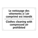 Le nettoyage des vêtements à l'air  /.../ - Clothes cleaning with compressed  /.../