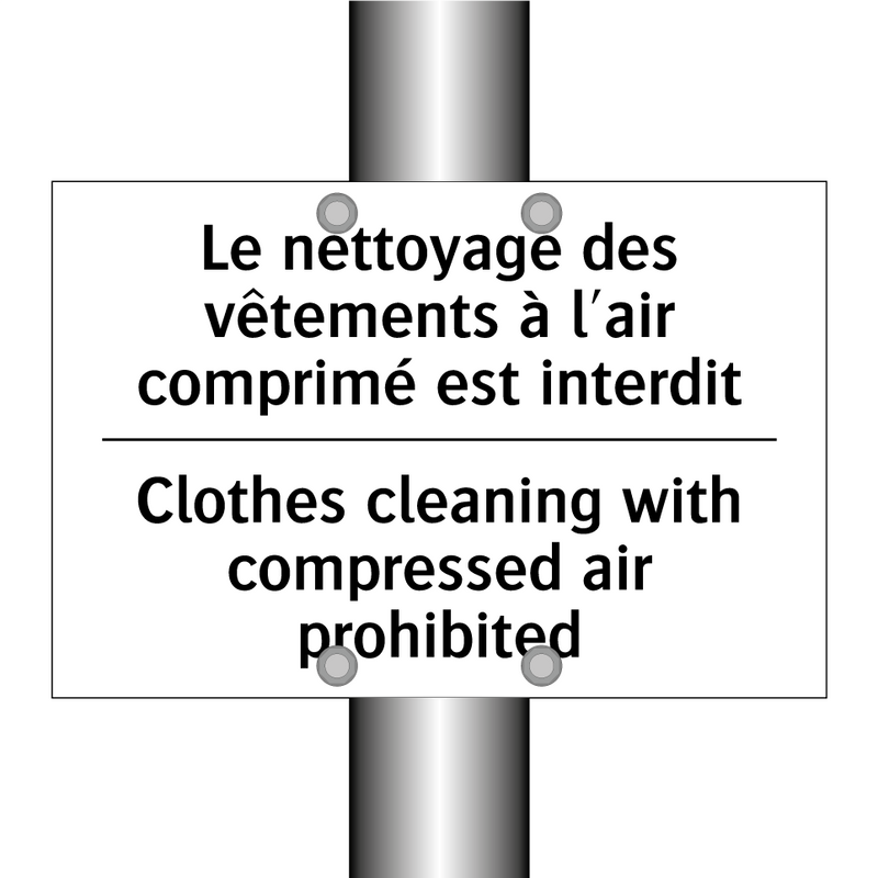 Le nettoyage des vêtements à l'air  /.../ - Clothes cleaning with compressed  /.../