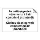 Le nettoyage des vêtements à l'air  /.../ - Clothes cleaning with compressed  /.../