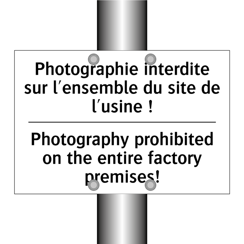 Photographie interdite sur l'ensemble  /.../ - Photography prohibited on the  /.../