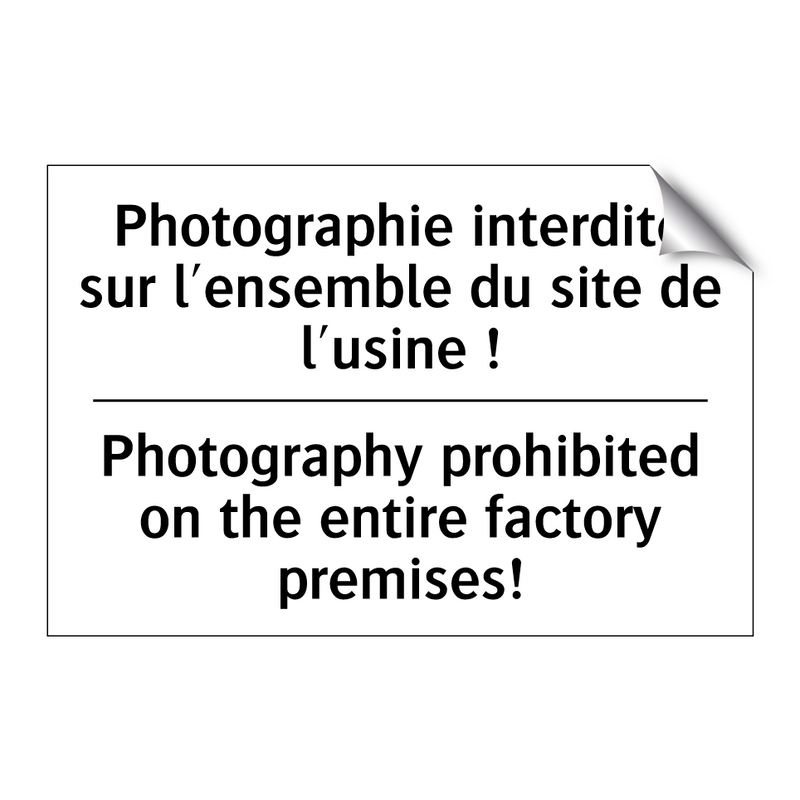 Photographie interdite sur l'ensemble  /.../ - Photography prohibited on the  /.../