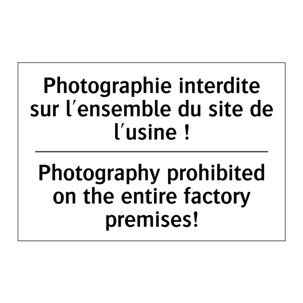 Photographie interdite sur l'ensemble  /.../ - Photography prohibited on the  /.../