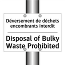 Déversement de déchets encombrants  /.../ - Disposal of Bulky Waste Prohibited /.../