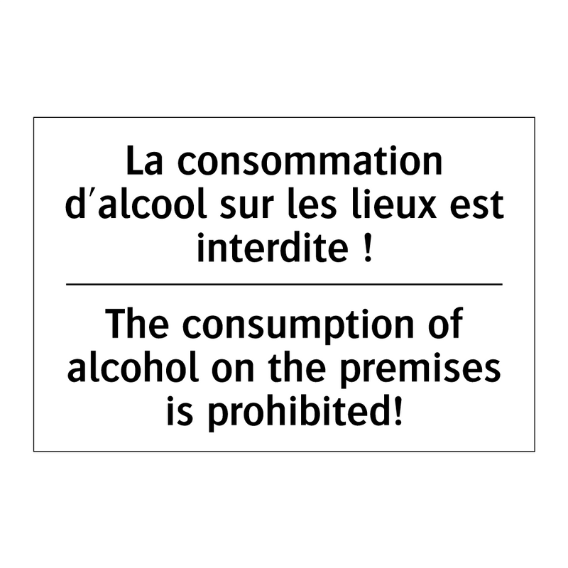 La consommation d'alcool sur les  /.../ - The consumption of alcohol on  /.../
